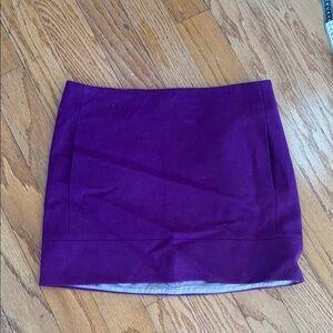 J. Crew Purple Pencil Mini Skirt Night Out